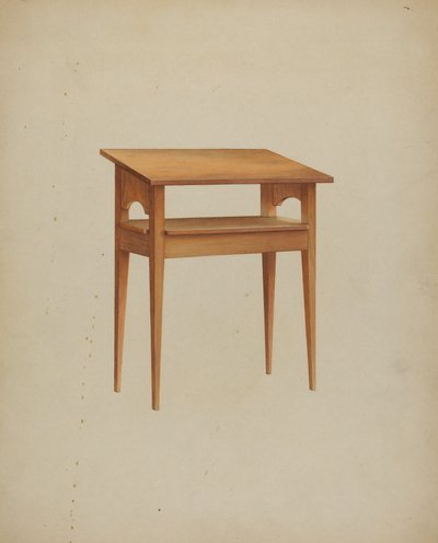 طاولة طعام شاكر ، c. 1937. بواسطة وينسلو ريتش