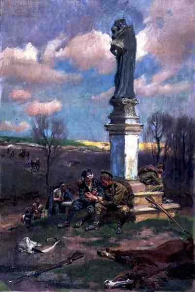 ملجأ لمن يعانون بواسطة Wojciech Kossak