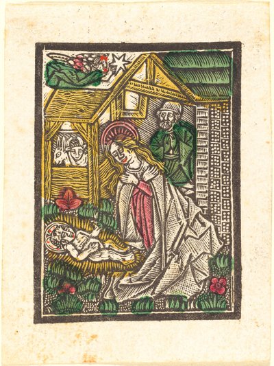 الميلاد ، ج. 1480. بواسطة ورشة عمل سيد آخن مادونا
