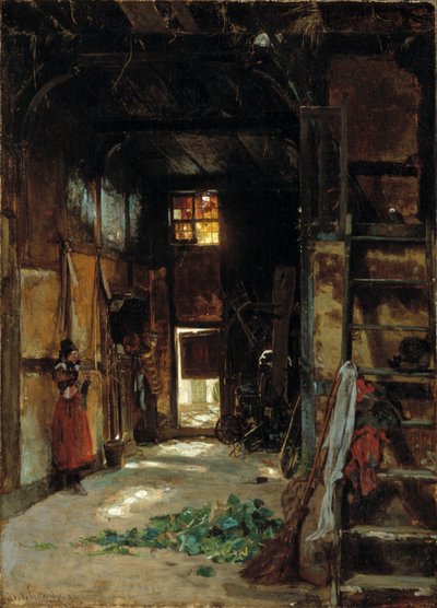 داخل كوخ ويستفاليان ، 1852. بواسطة ورثينجتون ويتريدج