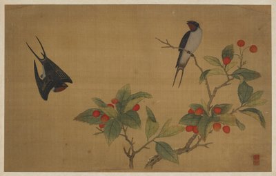 الطيور والفواكه بواسطة Wu Zhang