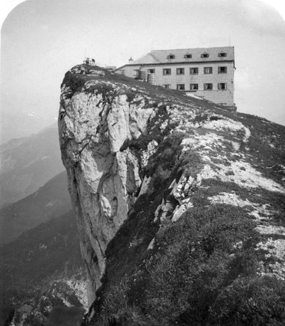 فندق على قمة جبل Schafberg ، Salzkammergut ، النمسا ، 1900s. بواسطة ورتهل وأولاده