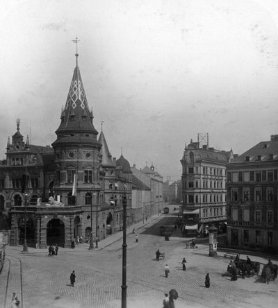Löwenbräu Keller و Stiglmaierplatz ، ميونيخ ، ألمانيا ، القرن العشرين. بواسطة ورتهل وأولاده