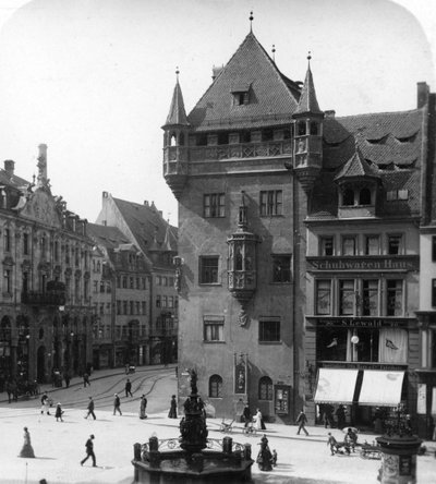 Nassauer Haus، Nuremberg، Bavaria، Germany، c1900 بواسطة ورتهل وأولاده