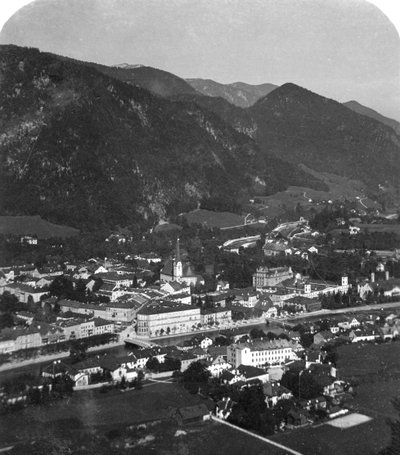 وادي Trauntal ، بالقرب من Bad Ischl ، Salzkammergut ، النمسا ، c1900s. بواسطة ورتهل وأولاده