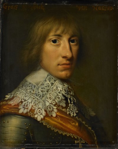 بورتريه لهندريك كاسيمير الأول كونت ناسو ديتز، حوالي عام 1632 (زيت على لوحة) بواسطة Wybrand Simonsz. de Geest