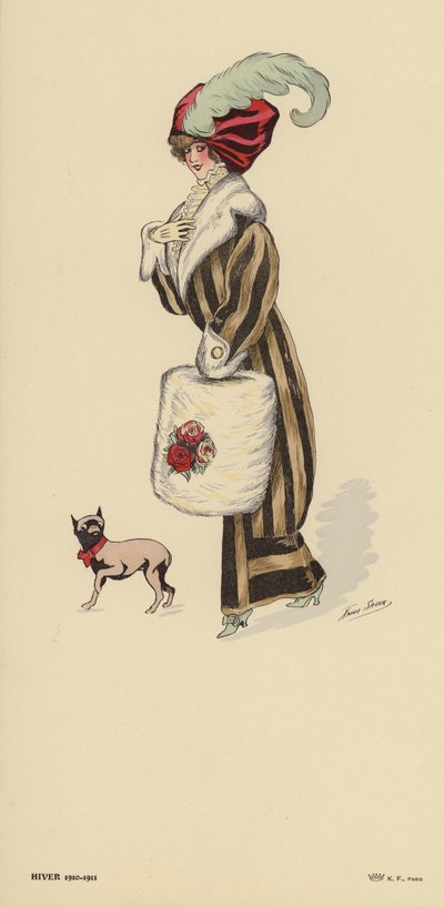 أزياء الشتاء 1910-1911 بواسطة كزافييه ساجر
