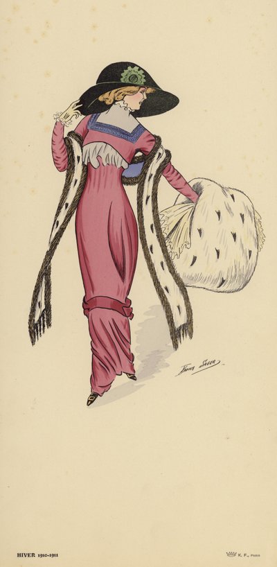 أزياء الشتاء 1910-1911 بواسطة كزافييه ساجر