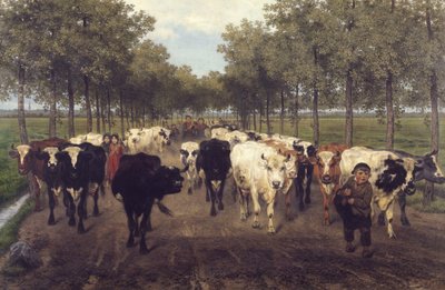 The Meersstraat في غينت بواسطة كزافييه دي كوك