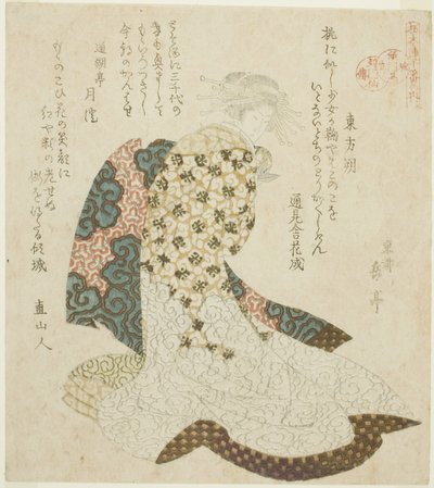 Dongfang Shuo (Tohosaku) ، من سلسلة "The Life of the Taoist Immortalsized by Courtesans - A Series of Seven" بواسطة ياشيما جاكوتي