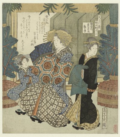المرتبة الثانية: ملابس كورومود للثلج من واكانايا Yukiwake no Wakanaya uchi Koromode (العنوان على الكائن) ناكانوتشو لجمعية شعراء هيساكاتايا (عنوان السلسلة) Hisakataya Nakanochô (عنوان المسلسل على الكائن) بواسطة Suihôtei كوماتسو
