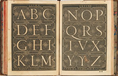 تجميع subtilissima ، بعنوان Orthographia pratica ، 1548. بواسطة يسيار