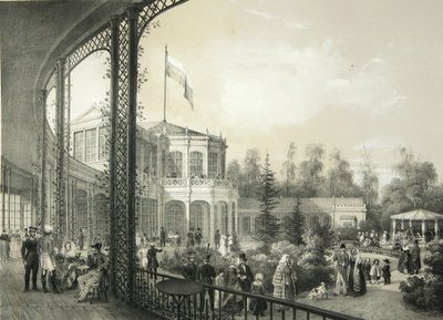 محطة السكة الحديد في بافلوفسك ، 1840-1850 بواسطة إيجور يغوروفيتش ماير