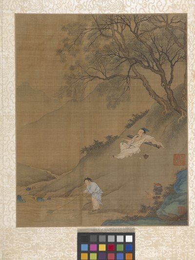 ألبوم مشهد الحديقة (حبر على ورق) بواسطة Ying Qiu