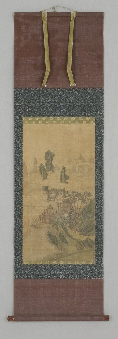 أفقي (حبر ولون على ورق) بواسطة Ying Qiu