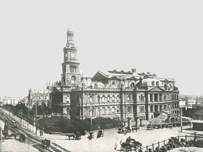 قاعة المدينة الجديدة ، سيدني ، أستراليا ، 1895. بواسطة يورك وابنه