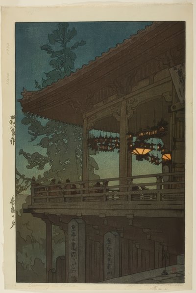 Evening in Nara, from the series "Kansai District" بواسطة يوشيدا هيروشي