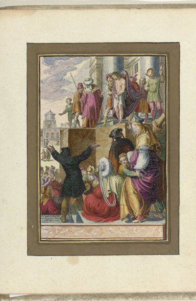 يظهر المسيح للناس (Ecce homo) آلام المسيح (عنوان السلسلة) بواسطة زكريا دوليندو