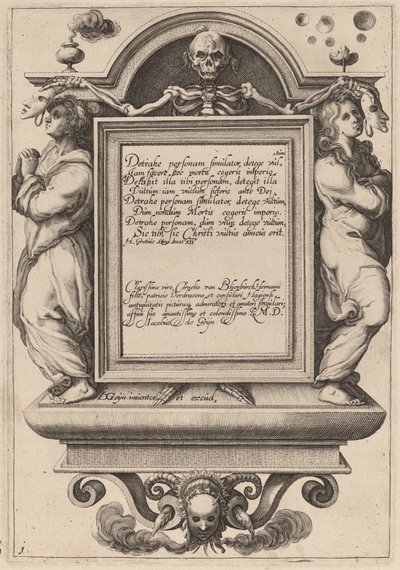 صفحة عنوان الكتاب بواسطة Zacharias Dolendo after Jacques de Gheyn II
