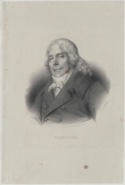 تشارلز موريس دوق تاليران بيريغورد بواسطة Zephirin Felix Jean Marius Belliard