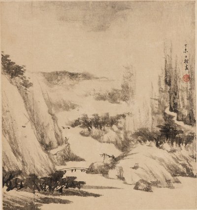 المناظر الطبيعية للنهر ، 1667 بواسطة زها شيبيو