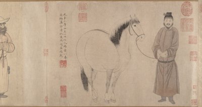 العرسان والخيول بواسطة Zhao Mengfu Chao Meng Fu أو