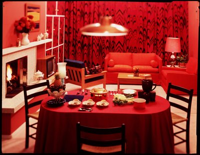 غرفة الطعام، 1960 (صورة فوتوغرافية) بواسطة زجاج زولتان