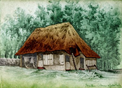 طاحونة في غرب فرنسا. 1863 (رسم) بواسطة . .