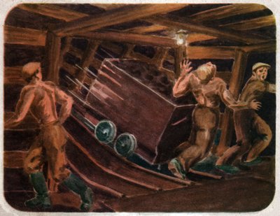 حادث في لغم ، حوالي عام 1950 بواسطة . .