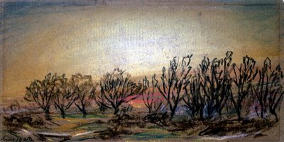 Afterglow following sunset بواسطة فريدريك (المرتبط ب) بارنارد