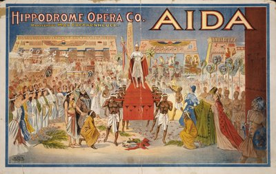 عايدة ، حوالي 1908 (طباعة حجرية ملونة) بواسطة . .