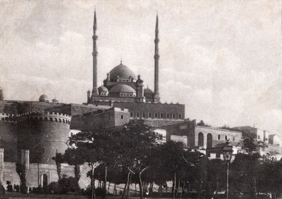 القاهرة قلعة صلاح الدين (مصر). حوالي 1920 (صورة ب / ث) بواسطة . .
