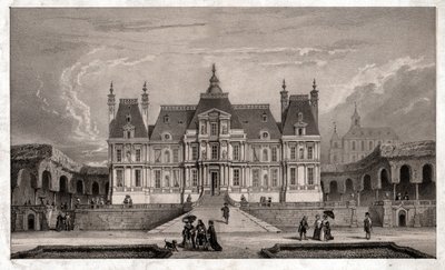 قلعة ميزون لافيت ، حوالي عام 1850 (نقش) بواسطة . .