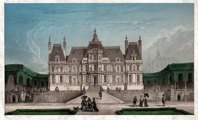 قلعة ميزون لافيت ، حوالي عام 1850 (نقش) بواسطة . .