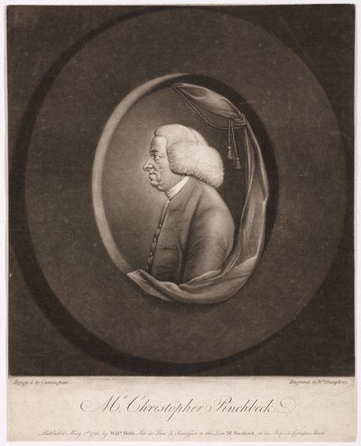Christopher Pinchbeck, English clockmaker and toymaker, c 1730 بواسطة فريدريك (المرتبط ب) بارنارد