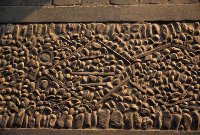ضفدع ، أرضية من الفسيفساء في القصر الصيفي (قائمة اليونسكو للتراث العالمي بواسطة سيفيريني سيفيريني