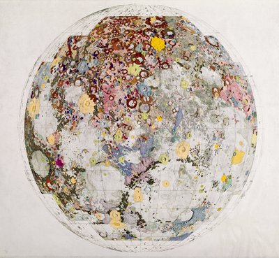 Geological map of the moon بواسطة فريدريك (المرتبط ب) بارنارد