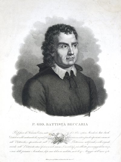 Giambatista Beccaria, Italian clergyman and scientist بواسطة فريدريك (المرتبط ب) بارنارد