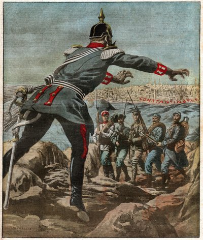 Guerre dans les Balkans. War in the Balkans. بواسطة فرديناند جورج والدمولر