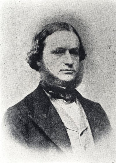 Gustav Kirchhoff, German physicist, c 1860s بواسطة فريدريك (المرتبط ب) بارنارد
