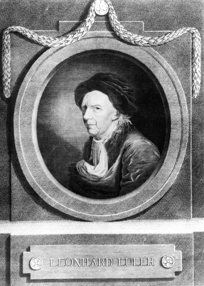 Leonhard Euler, Swiss mathematician, late 18th century بواسطة فريدريك (المرتبط ب) بارنارد