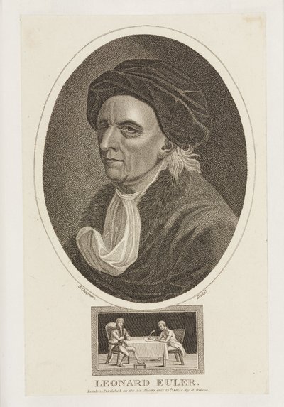 Leonhard Euler, mathematician, c 1770s بواسطة فريدريك (المرتبط ب) بارنارد