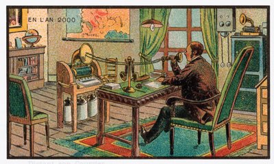 تسجيل البريد على جرامافون حوالي عام 1910 بواسطة . .