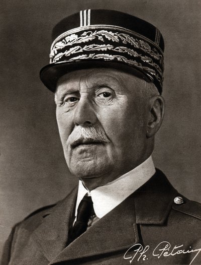 Marechal Philippe Petain. Marshall Philippe Petain. بواسطة فرديناند جورج والدمولر