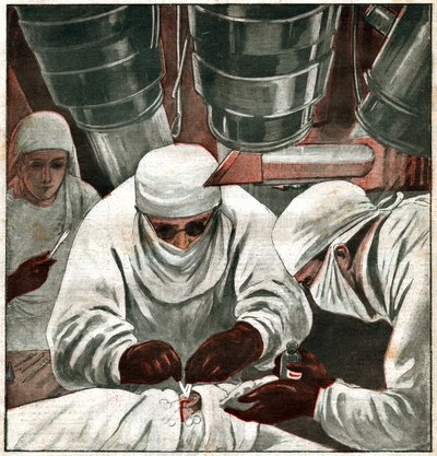 عملية فيلم chirurgie. تم بث الجراحة. بواسطة فرديناند جورج والدمولر