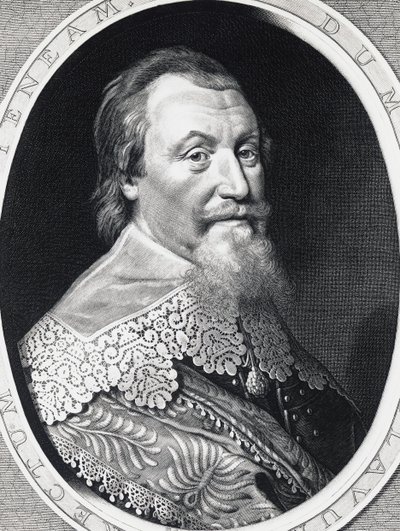 صورة لأكسيل غوستافسون أوكسنستيرنا (1583-1654) ، اللورد السامي المستشار للسويد ، نقش بواسطة سيفيريني سيفيريني