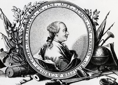 صورة لكارل جوزيف فون فيرميان (1716-1782) ، سياسي نمساوي ، نقش بواسطة سيفيريني سيفيريني