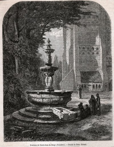 القديس يوحنا الاصبع ، حوالي عام 1850 (نقش) بواسطة . .