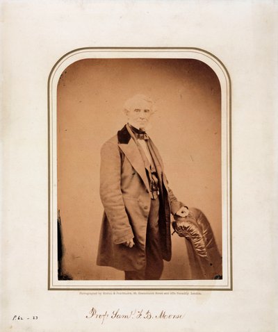 Samuel F B Morse, American artist and the inventor of Morse code, c 1870 بواسطة فريدريك (المرتبط ب) بارنارد