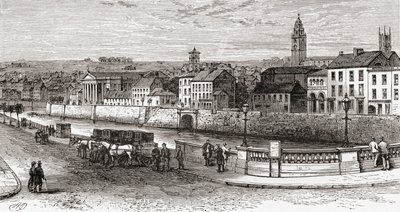 Shandon by the River Lee, County Cork, Ireland in the late 19th century, from Our Own Country published 1898 بواسطة فرديناند جورج والدمولر